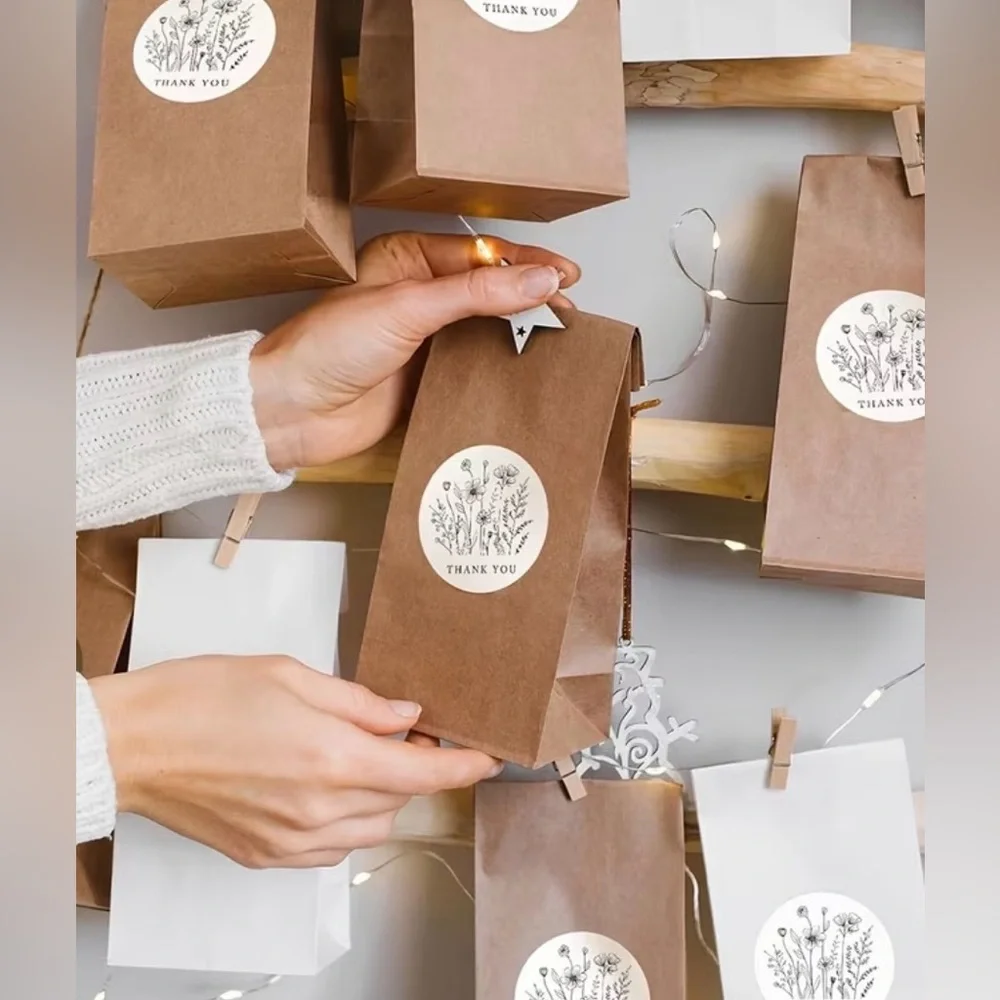 Thank You Design Stickers 100ct~ 1” (Boutique) ~NEW~ 2 For $12